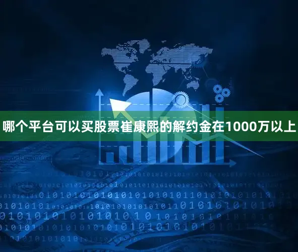 哪个平台可以买股票崔康熙的解约金在1000万以上
